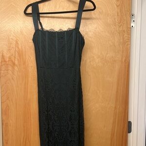 Lulus Green Lace Dress